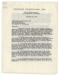 1961 Contract Signed by Moe Howard, Larry Fine & Joe DeRita Regarding ''Snow White and the Three Stooges'', Signed Again by Moe on Page 4 of 5pp. Contract -- 8.5'' x 11'', Near Fine Condition